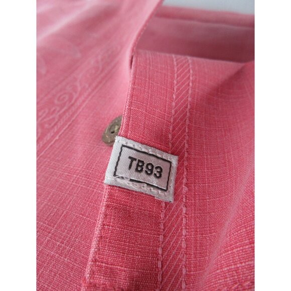 Tommy Bahama Shirt Medium Silk Hawaiian Jacquard Floral Camp Aloha - Picture 5 of 13